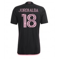 Stroje piłkarskie Inter Miami Jordi Alba #18 Koszulka Wyjazdowej 2023-24 Krótki Rękaw